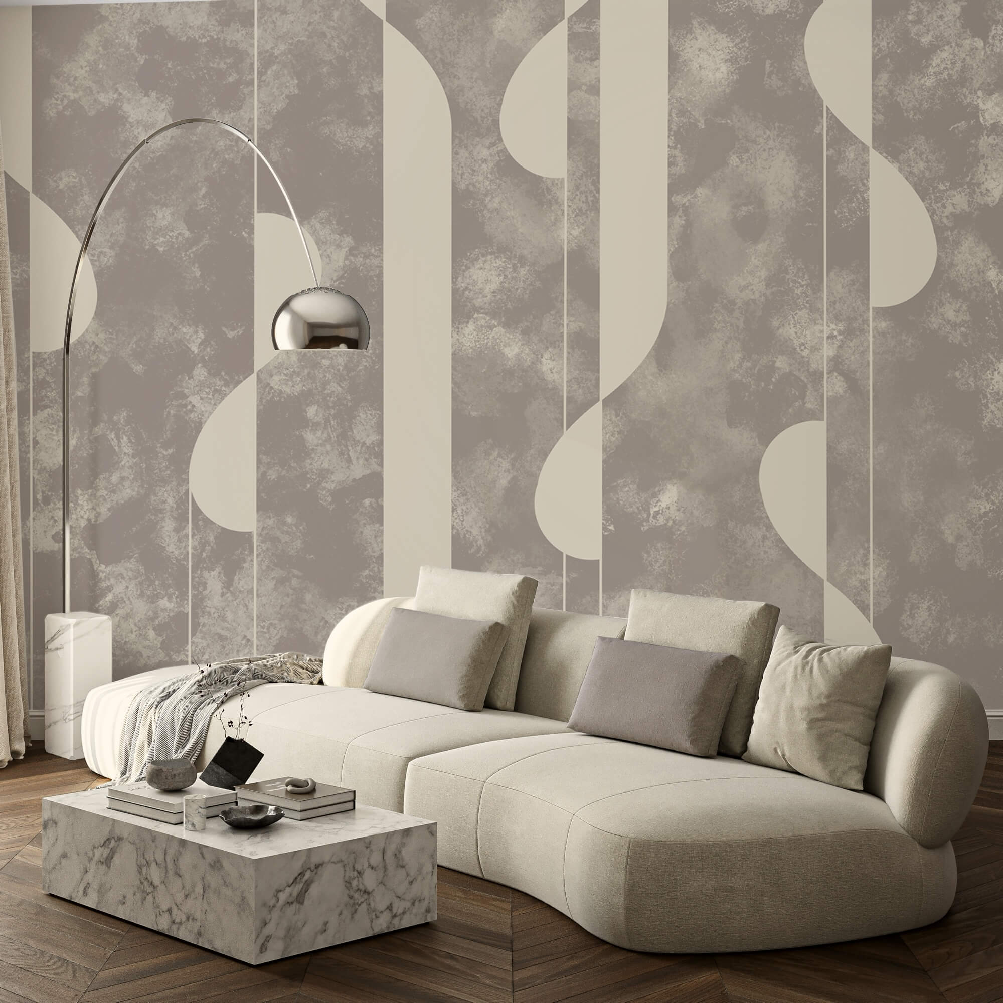 Abstrakt patroon in zachte tinten Abstrakt patroon in zachte tinten