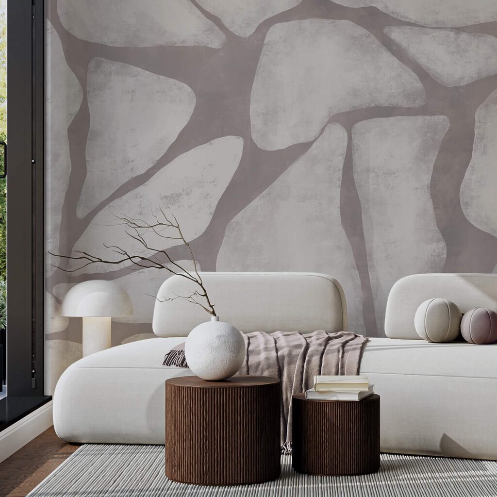 Grijze en witte rotswand