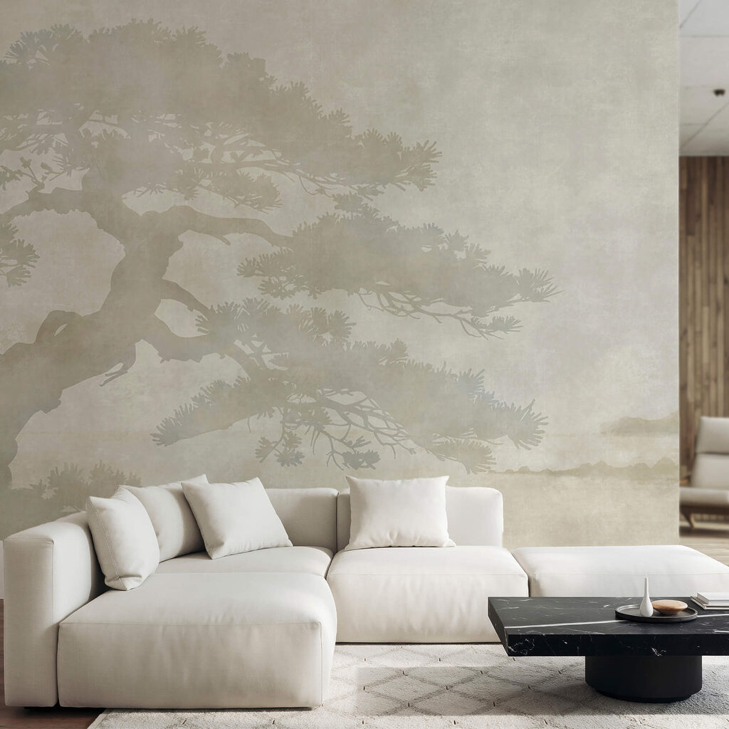 Boom met een schaduw