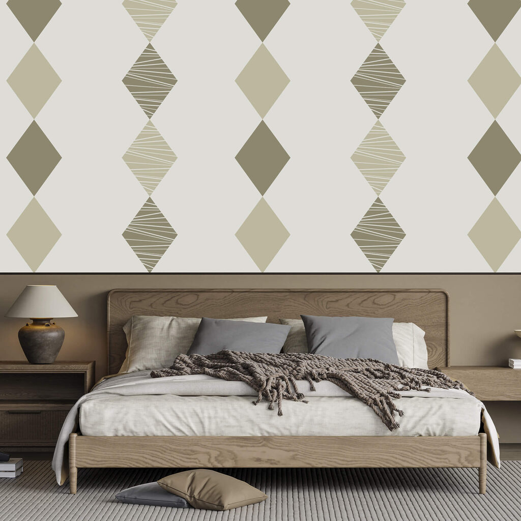 Patroon van ruiten op een witte achtergrond