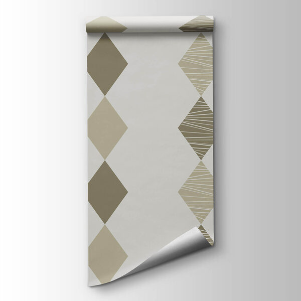 Pattern of rhombuses on a white background