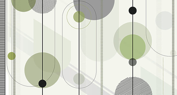 Geometric design in calming colors Geometric design in calming colors