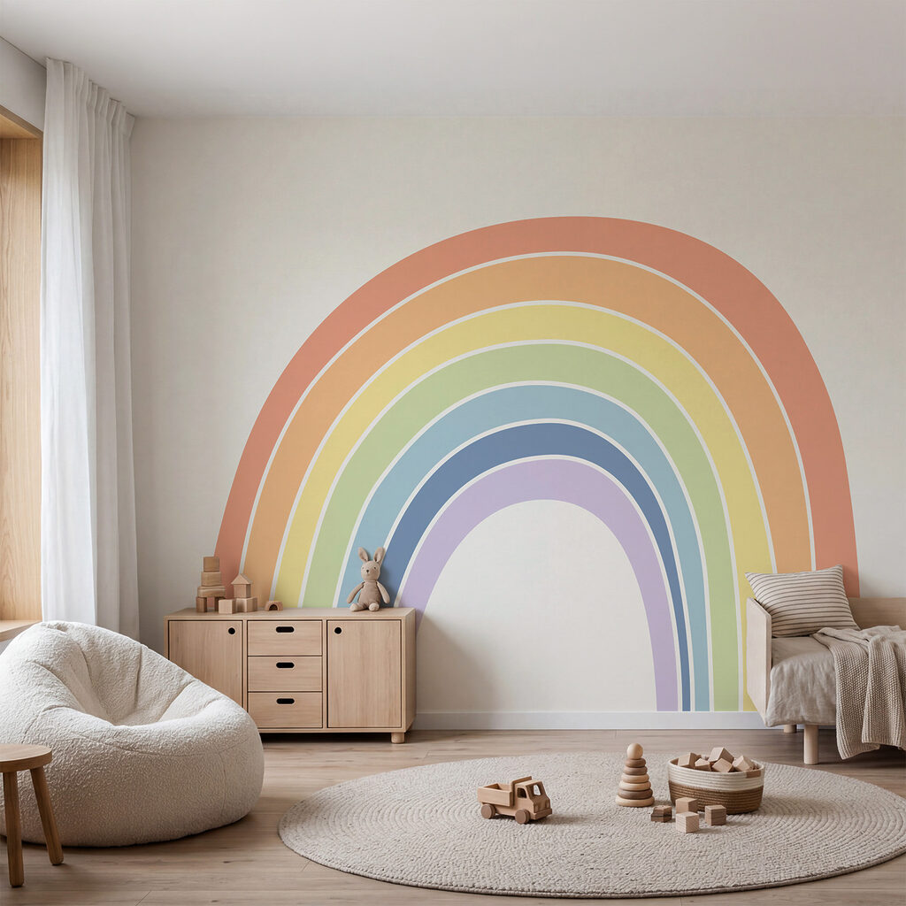 Regenboog op een witte achtergrond Regenboog op een witte achtergrond