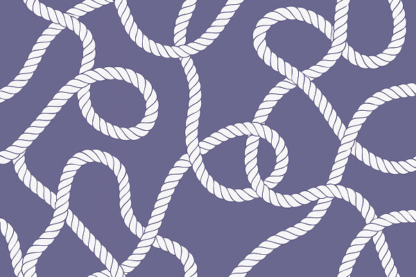 Pattern of white rope Pattern of white rope