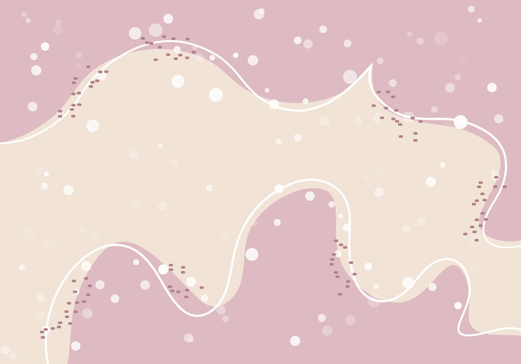 White and pink background