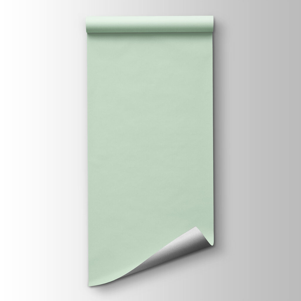 Green background with flowers