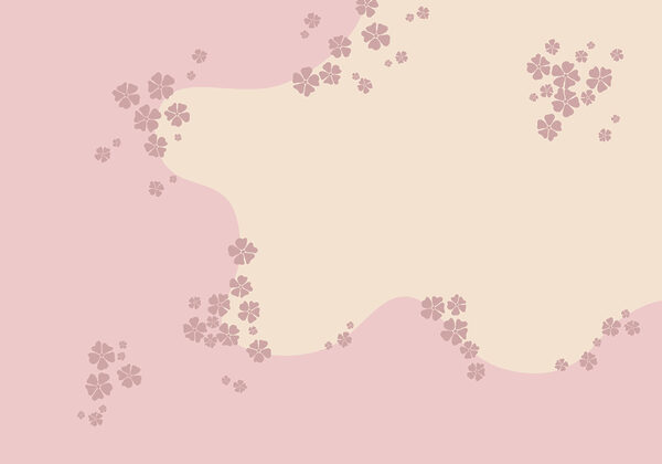 Pink and white background with flowers Pink and white background with flowers