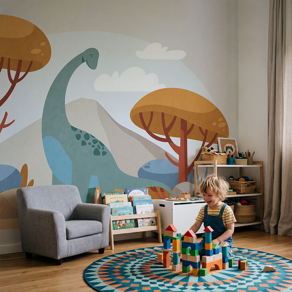 Cartoon van een dinosaurus Cartoon van een dinosaurus