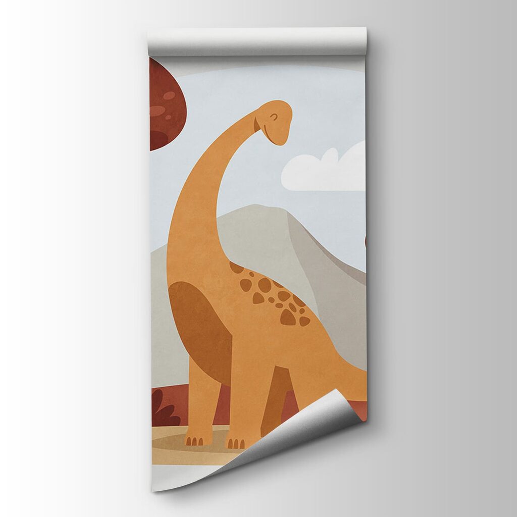 Cartoon of a dinosaur