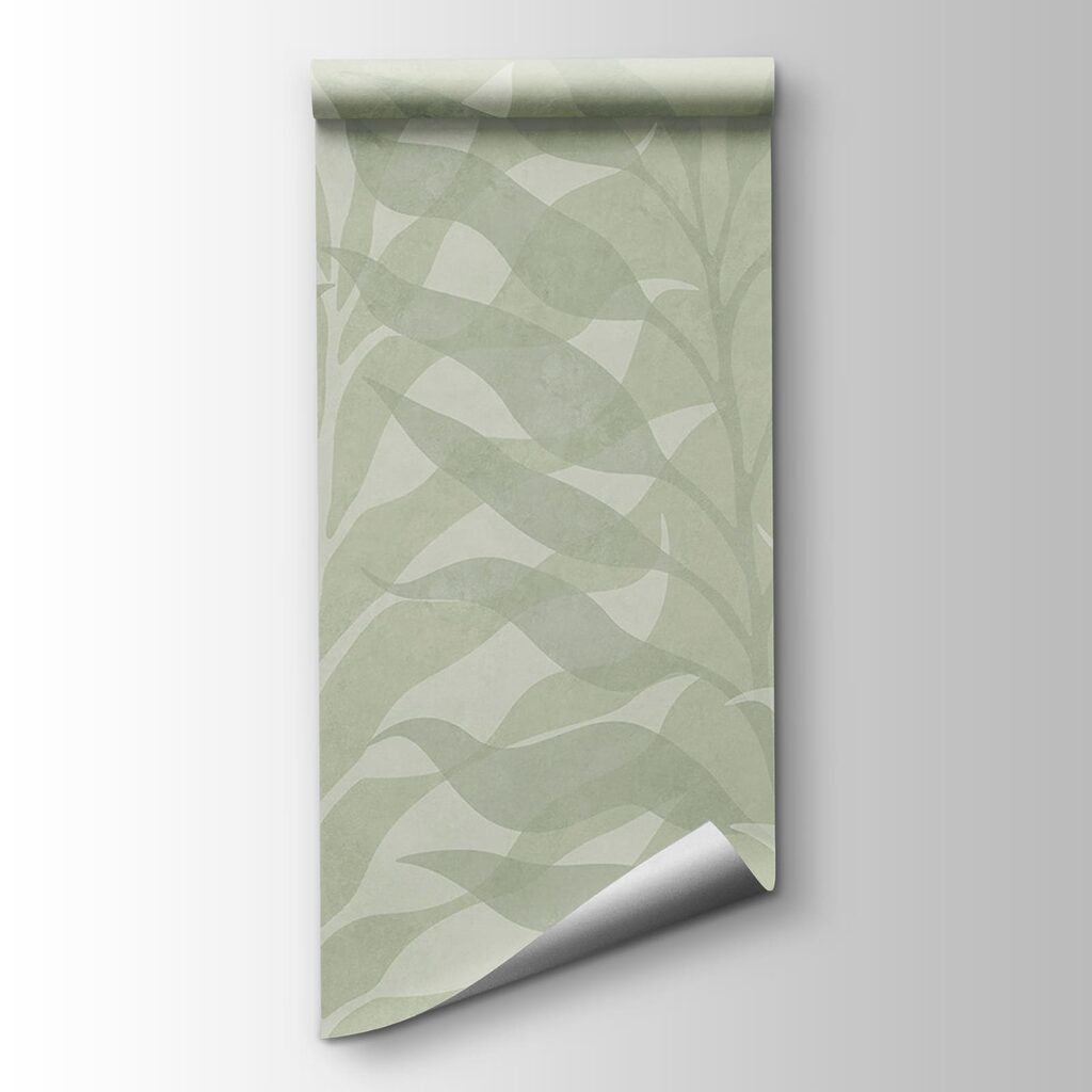 Serene botanical pattern in soft hues Serene botanical pattern in soft hues
