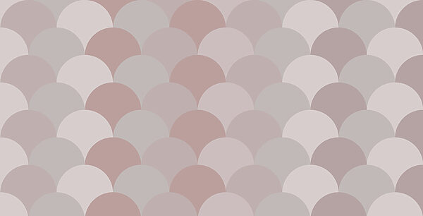 Pattern of circles in pink and grey