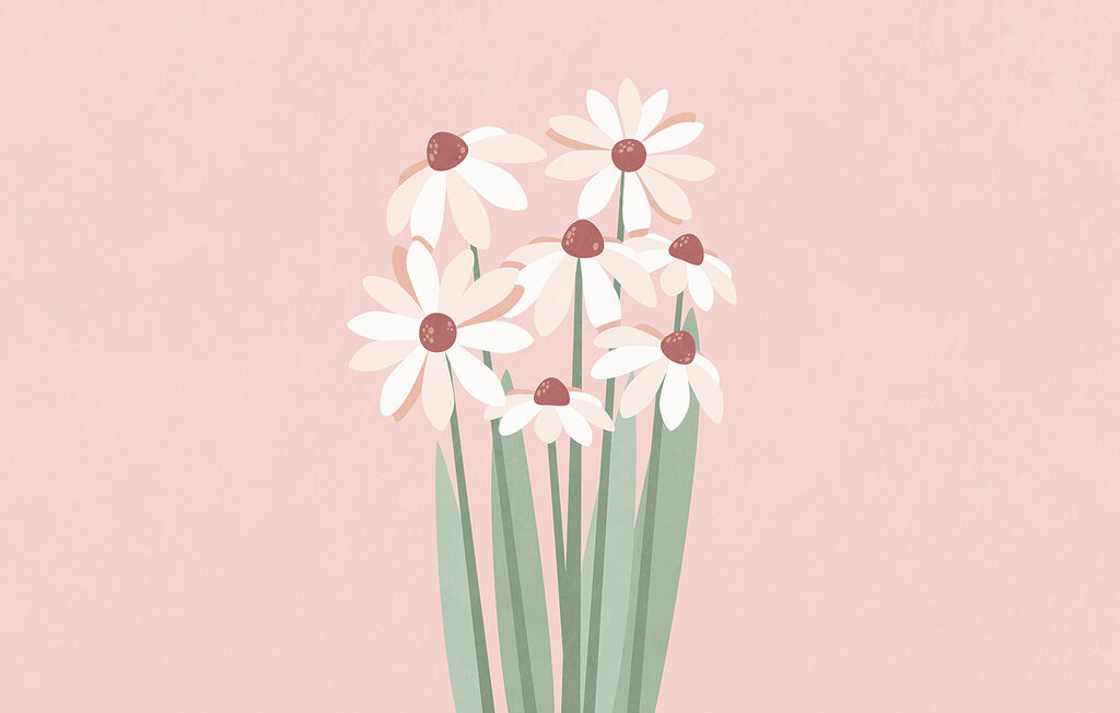 Group of white flowers