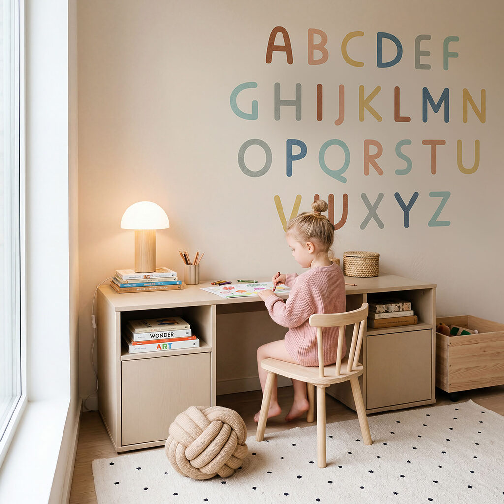 Groep letters op een witte achtergrond Groep letters op een witte achtergrond