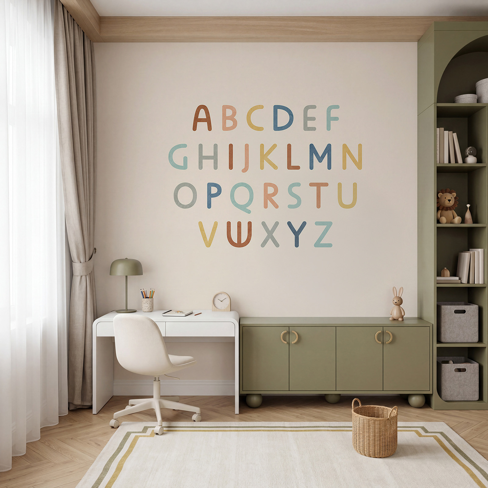 Groep letters op een witte achtergrond Groep letters op een witte achtergrond