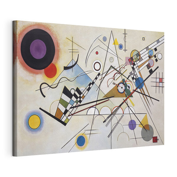 Canvas Schilderijen Een schilderij van verschillende kleuren