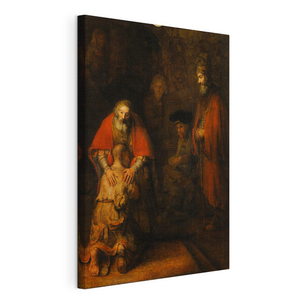 Canvas Schilderijen Canvas Schilderijen Een schilderij van een groep mensen (Artikelnummer: s16099)