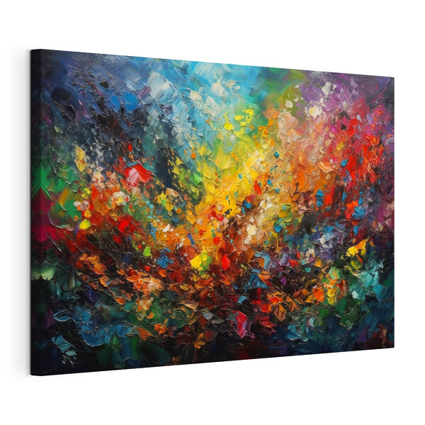 Canvas Schilderijen Een kleurrijk schilderij van vele kleuren (Artikelnummer: s34451) Canvas Schilderijen Canvas Schilderijen Een kleurrijk schilderij van vele kleuren (Artikelnummer: s34451)