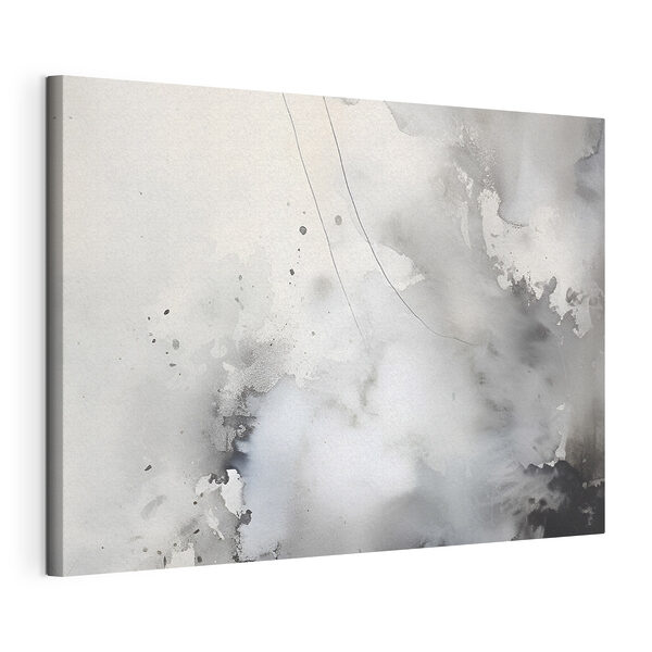 Witte en grijze achtergrond Canvas Schilderijen Witte en grijze achtergrond