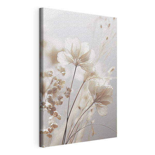 Een close-up van bloemen Canvas Schilderijen Een close-up van bloemen