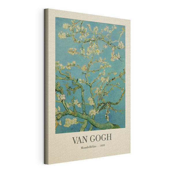 Canvas Schilderijen Canvas Schilderijen Een schilderij van een boom met witte bloemen (Artikelnummer: s35610)