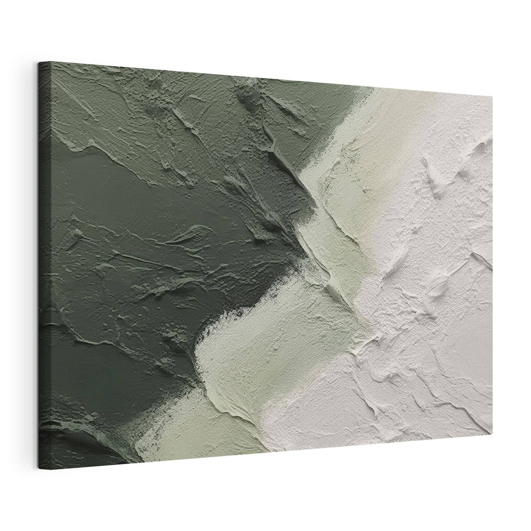 A close up of a painting