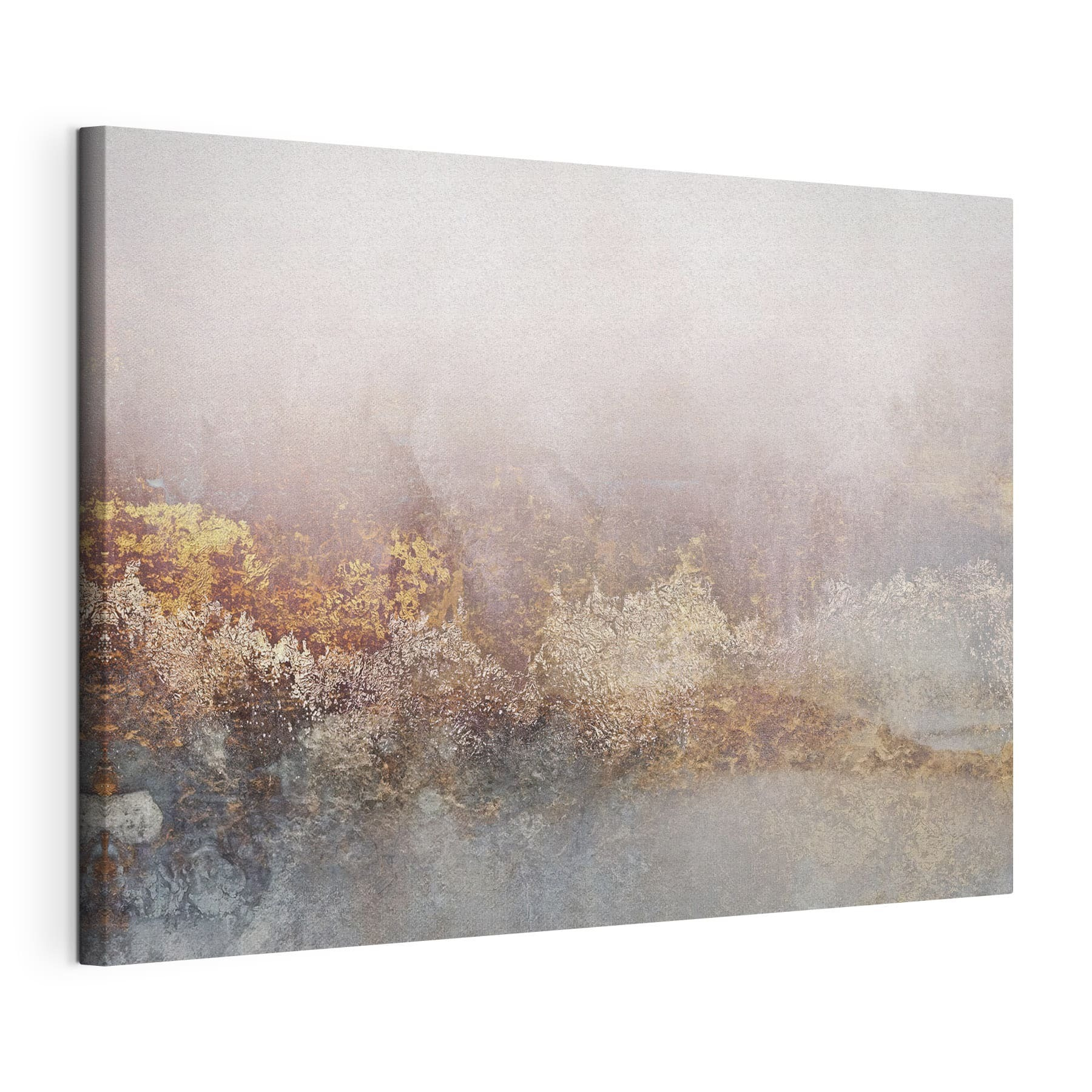 Soft hues create serene abstract landscape Soft hues create serene abstract landscape