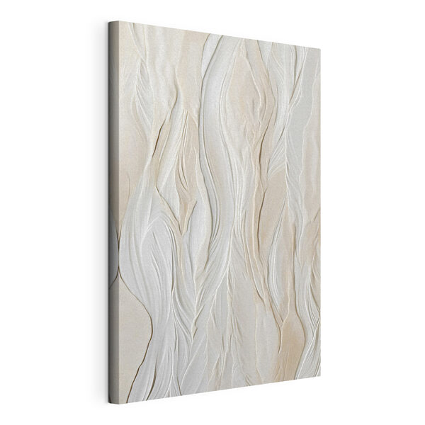 Canvas Schilderijen Witte muur met golvende lijnen (Artikelnummer: s36027) Canvas Schilderijen Canvas Schilderijen Witte muur met golvende lijnen (Artikelnummer: s36027)