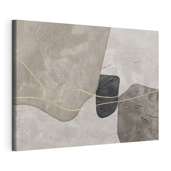 Canvas Schilderijen Een close-up van een muur