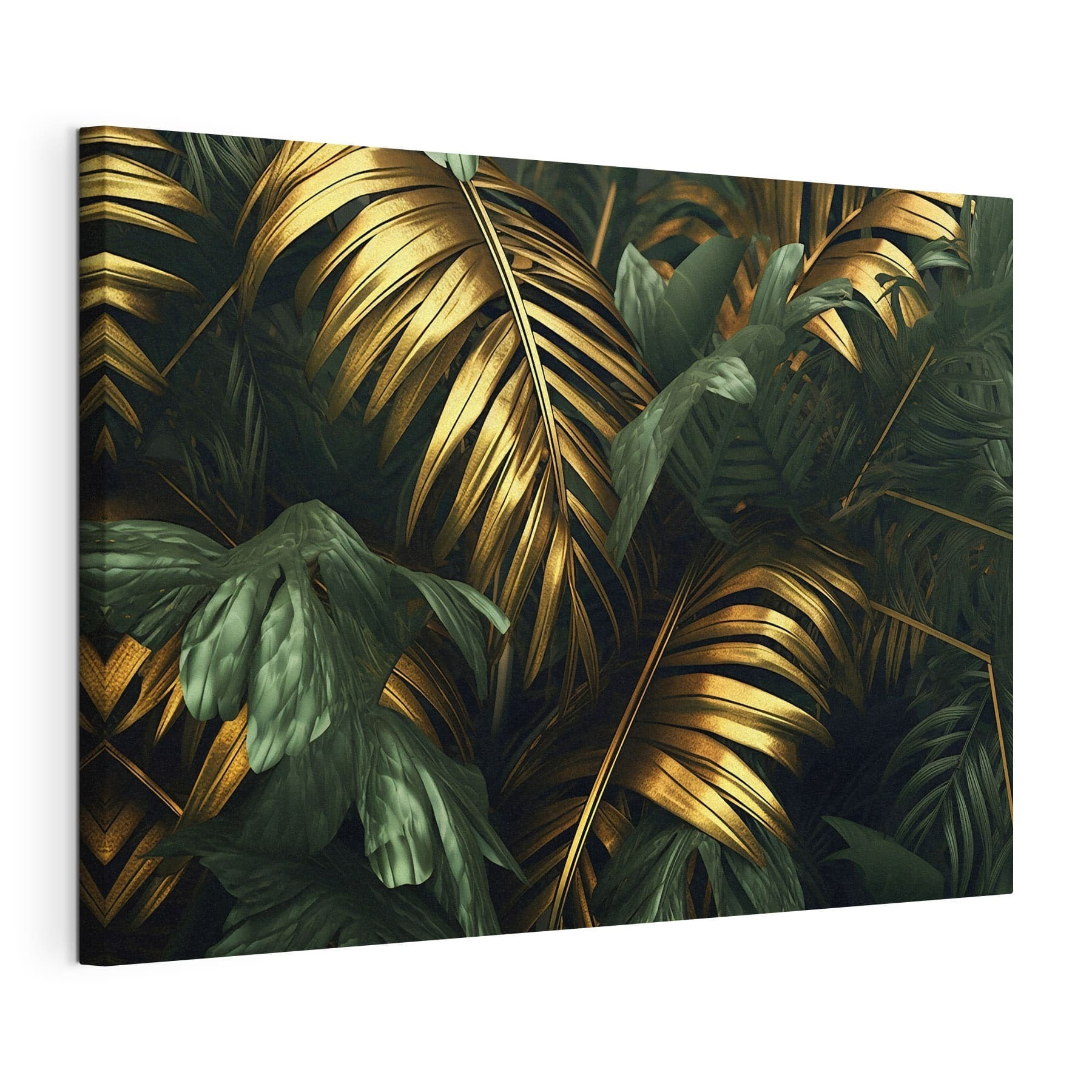 Lush leaves in shimmering hues Lush leaves in shimmering hues