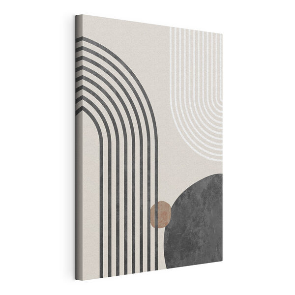 Canvas Schilderijen Abstract lines and shapes in harmony (Artikelnummer: s36493) Canvas Schilderijen Abstract lines and shapes in harmony (Artikelnummer: s36493)