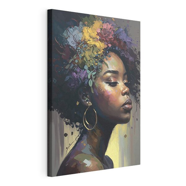 Canvas Schilderijen Een vrouw met kleurrijk haar (Artikelnummer: s36577) Canvas Schilderijen Canvas Schilderijen Een vrouw met kleurrijk haar (Artikelnummer: s36577)