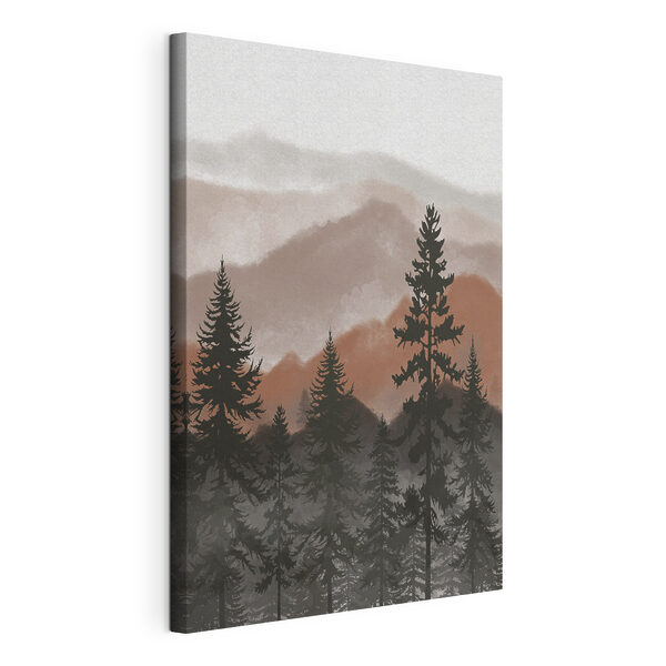 A group of trees in a forest