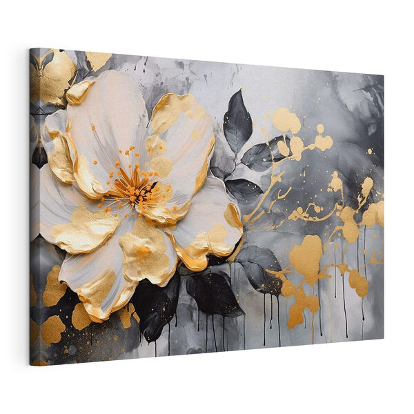 Canvas Schilderijen Canvas Schilderijen Een schilderij van een bloem (Artikelnummer: s35528)