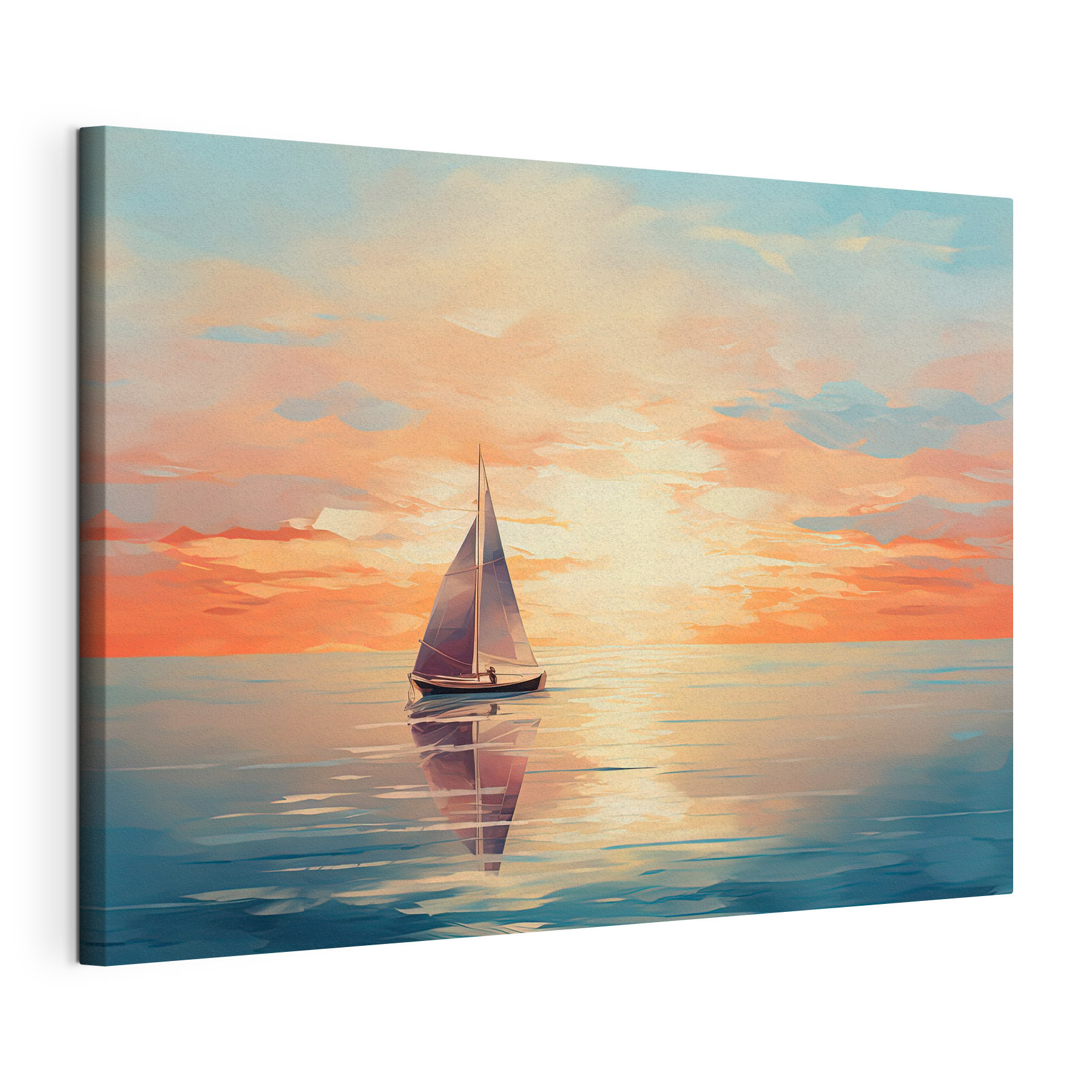 A sailboat on the water