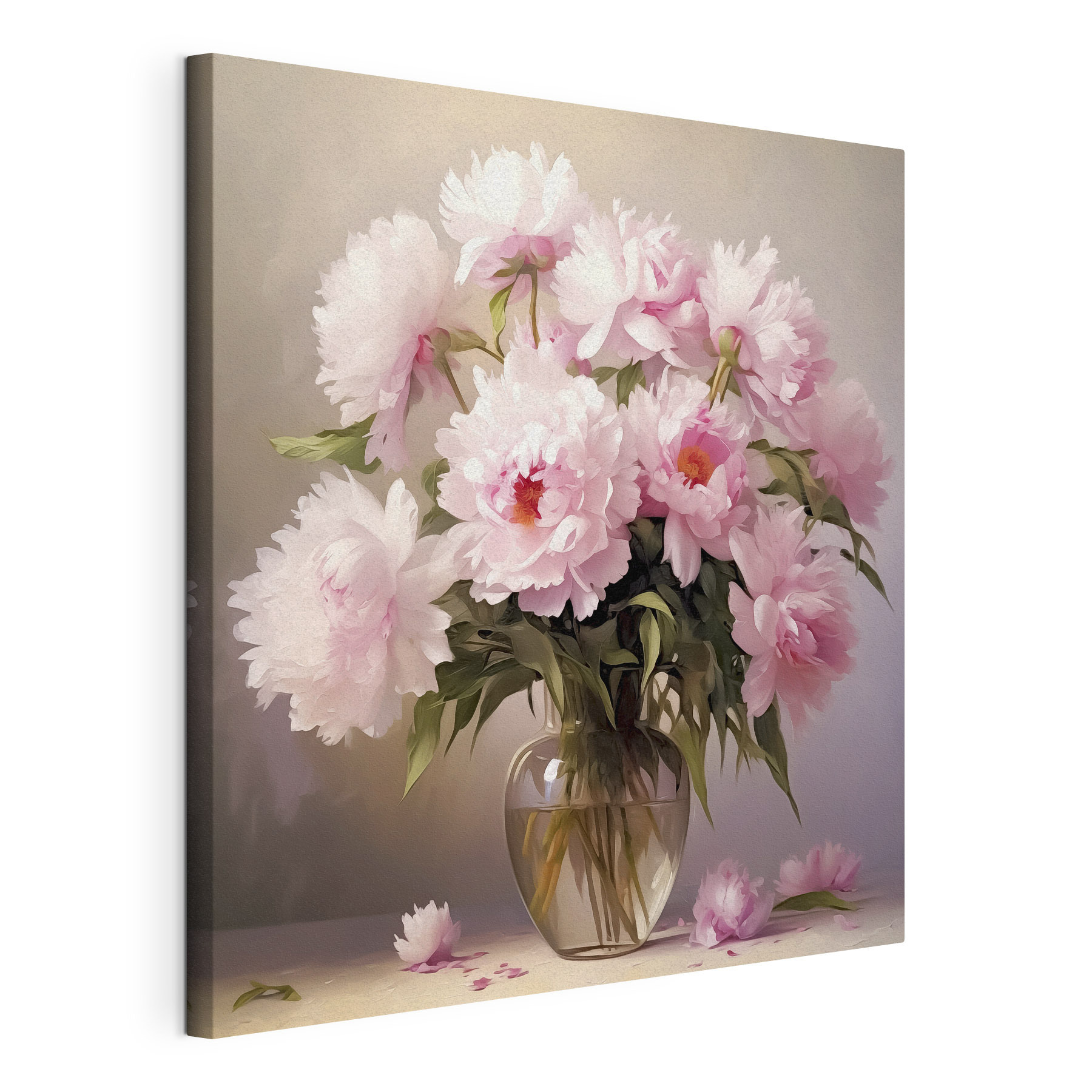 A vase of pink flowers A vase of pink flowers