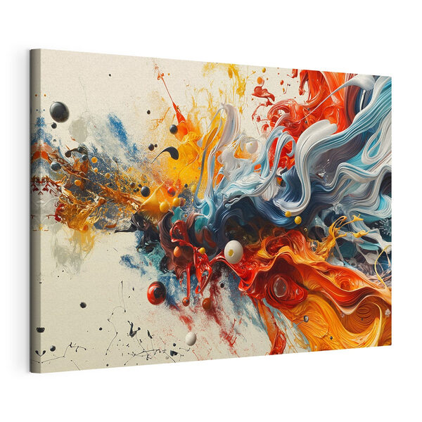Canvas Schilderijen Een kleurrijke verfspetter (Artikelnummer: s38457) Canvas Schilderijen Canvas Schilderijen Een kleurrijke verfspetter (Artikelnummer: s38457)