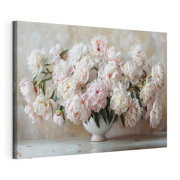 Canvas Schilderijen Een vaas met witte bloemen (Artikelnummer: s38461) Canvas Schilderijen Canvas Schilderijen Een vaas met witte bloemen (Artikelnummer: s38461)