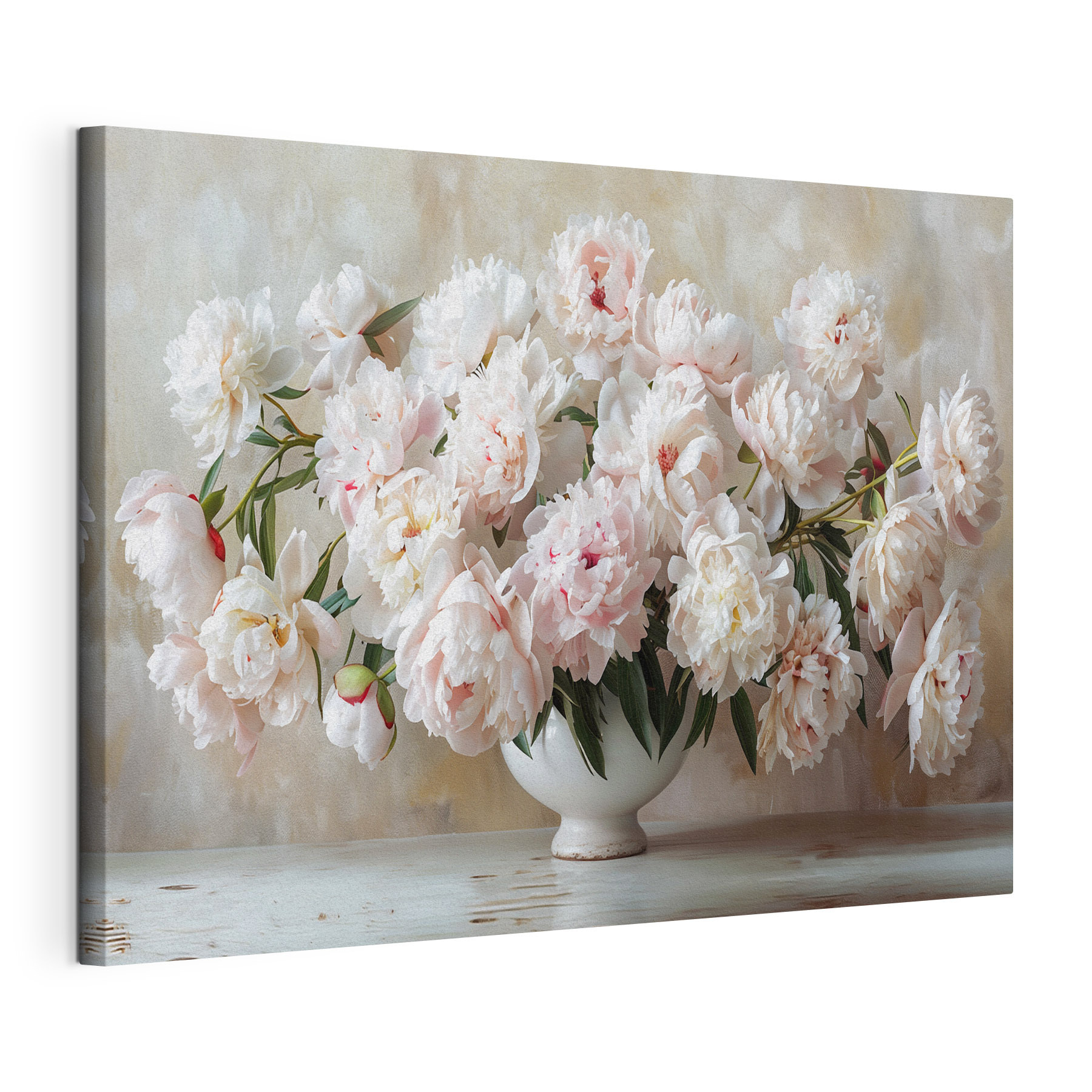 A vase of white flowers A vase of white flowers