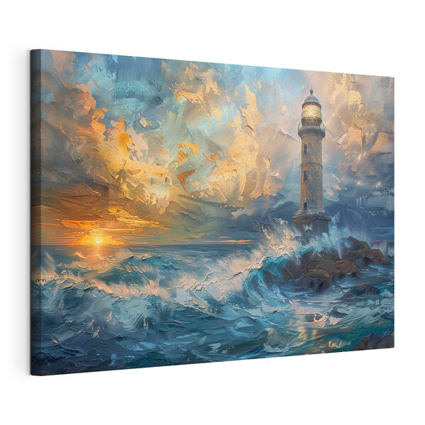 Canvas Schilderijen Een vuurtoren in de oceaan (Artikelnummer: s38470) Canvas Schilderijen Canvas Schilderijen Een vuurtoren in de oceaan (Artikelnummer: s38470)