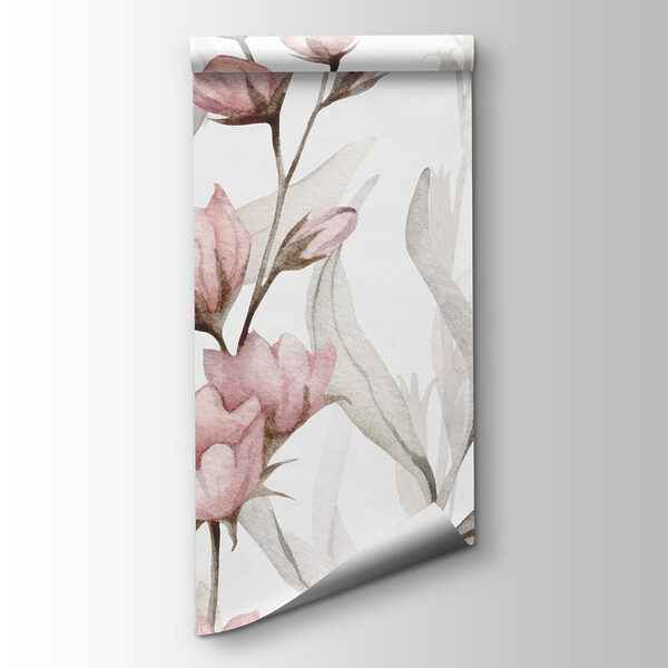 Painting of flowers and leaves Painting of flowers and leaves