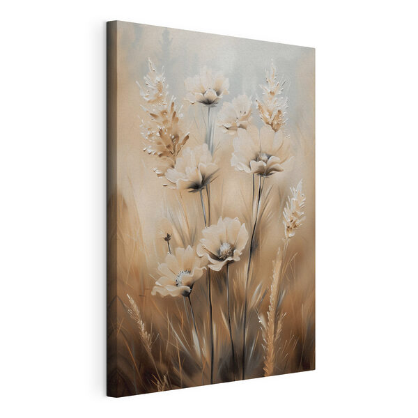 Canvas Schilderijen Schilderen van bloemen en gras (Artikelnummer: s38720) Canvas Schilderijen Canvas Schilderijen Schilderen van bloemen en gras (Artikelnummer: s38720)