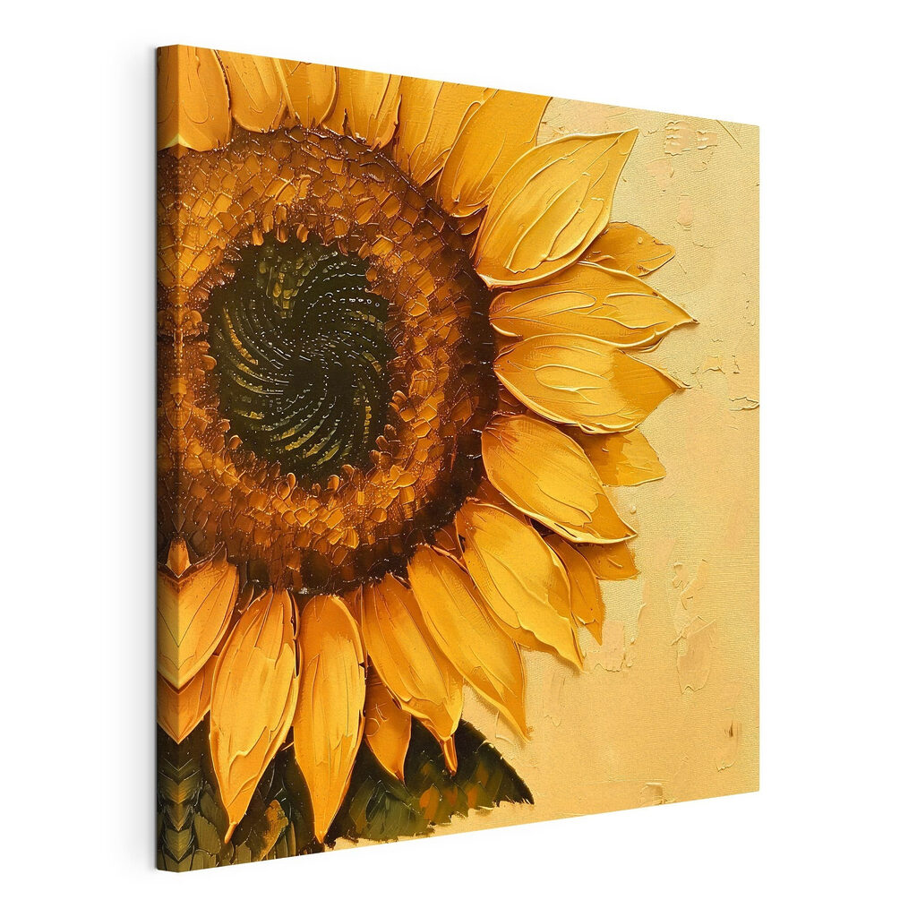 Painting of a sunflower
