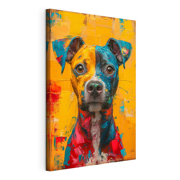Canvas Schilderijen Schilderij van een hond (Artikelnummer: s39722) Canvas Schilderijen Canvas Schilderijen Schilderij van een hond (Artikelnummer: s39722)