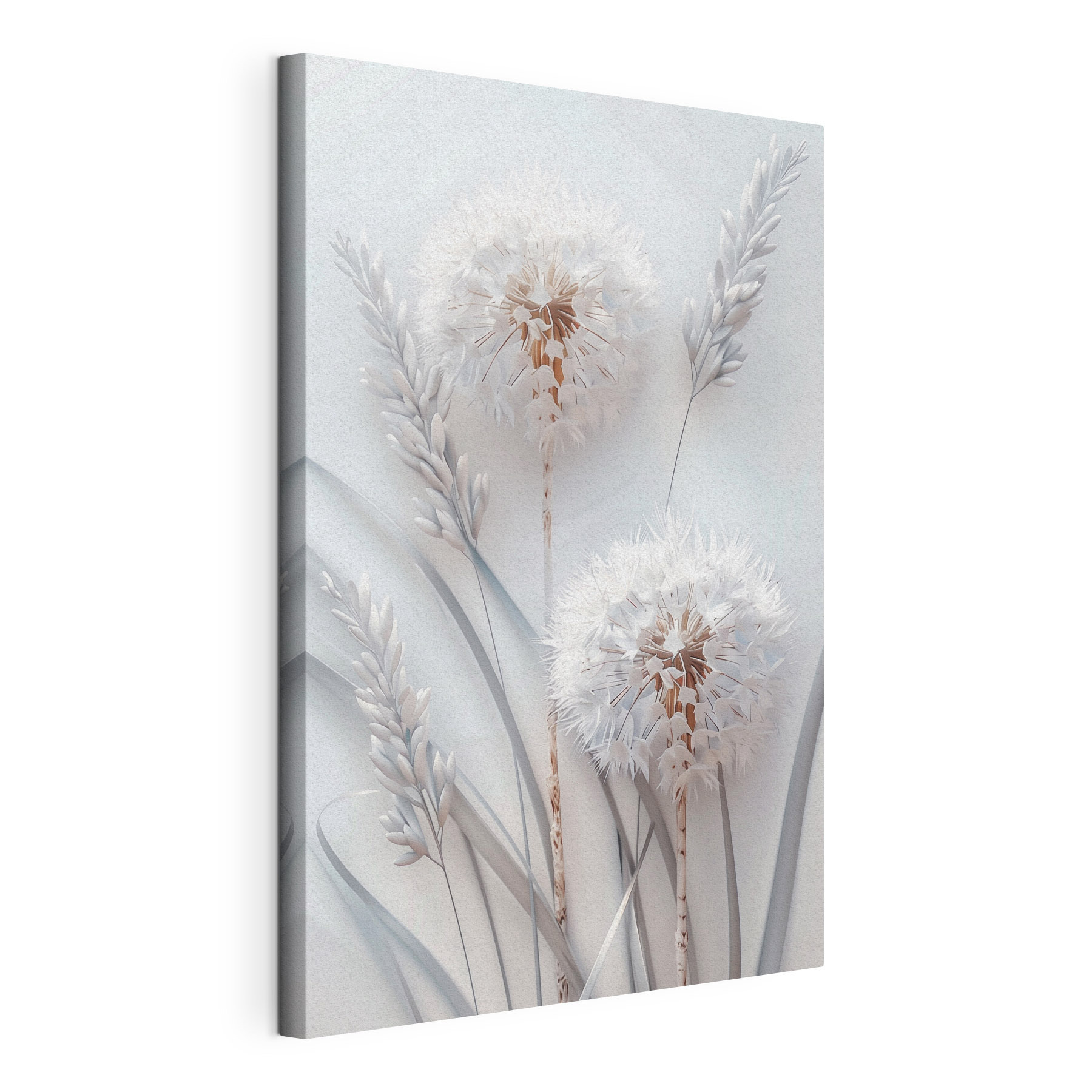 White flower with white leaves White flower with white leaves