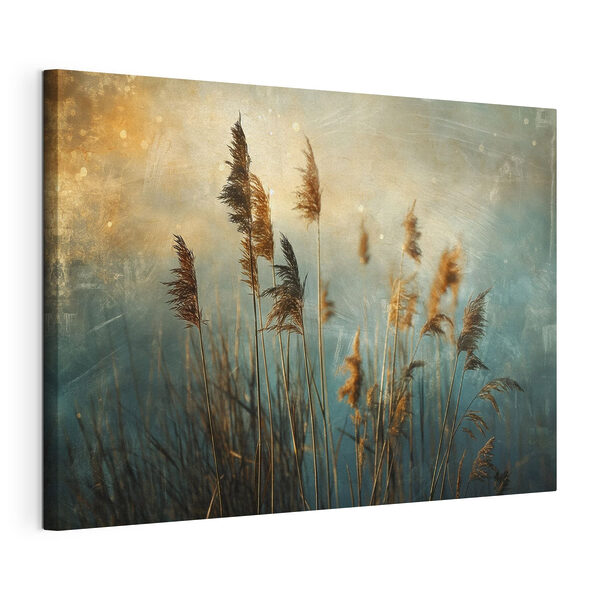 Canvas Schilderijen Canvas Schilderijen Close-up van hoog gras (Artikelnummer: s39946)