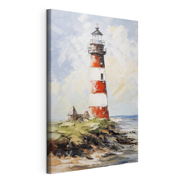 Canvas Schilderijen Schilderij van een vuurtoren (Artikelnummer: s40223) Canvas Schilderijen Canvas Schilderijen Schilderij van een vuurtoren (Artikelnummer: s40223)