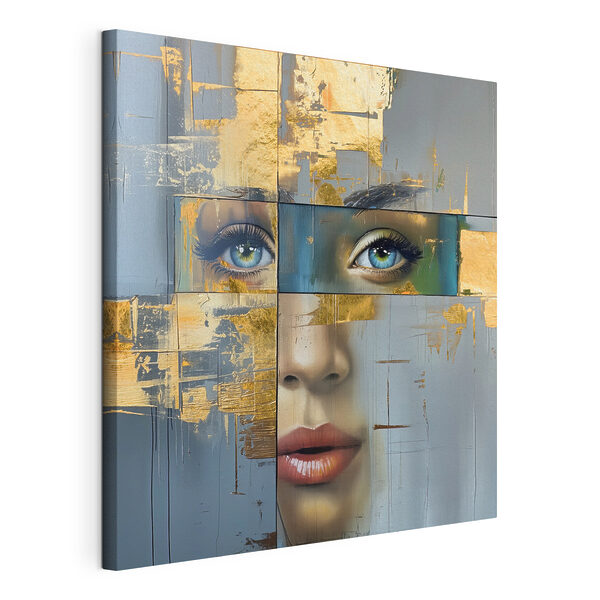 Canvas Schilderijen Schilderij van een vrouw’s gezicht (Artikelnummer: s40240) Canvas Schilderijen Canvas Schilderijen Schilderij van een vrouw’s gezicht (Artikelnummer: s40240)
