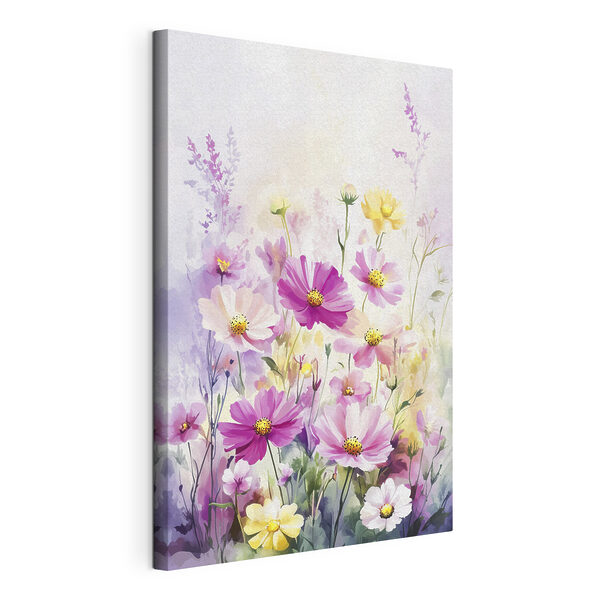 Canvas Schilderijen Schilderij van bloemen in een veld (Artikelnummer: s40538) Canvas Schilderijen Canvas Schilderijen Schilderij van bloemen in een veld (Artikelnummer: s40538)