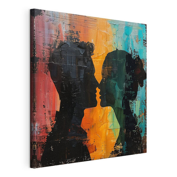 Canvas Schilderijen Man en vrouw zoenen (Artikelnummer: s40893) Canvas Schilderijen Canvas Schilderijen Man en vrouw zoenen (Artikelnummer: s40893)