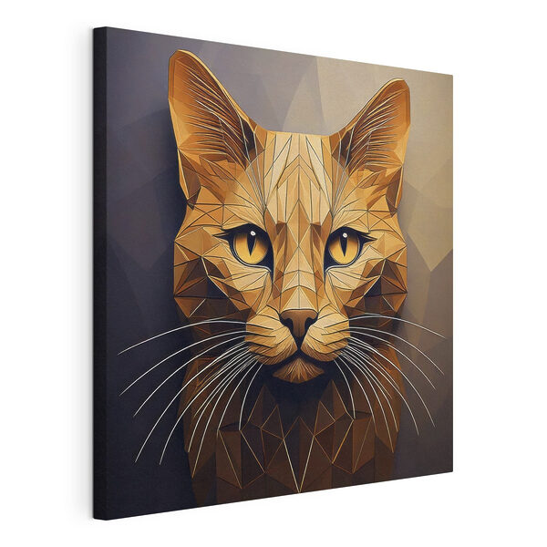 Canvas Schilderijen Kat met een laagpoly-ontwerp (Artikelnummer: s41409) Canvas Schilderijen Canvas Schilderijen Kat met een laagpoly-ontwerp (Artikelnummer: s41409)
